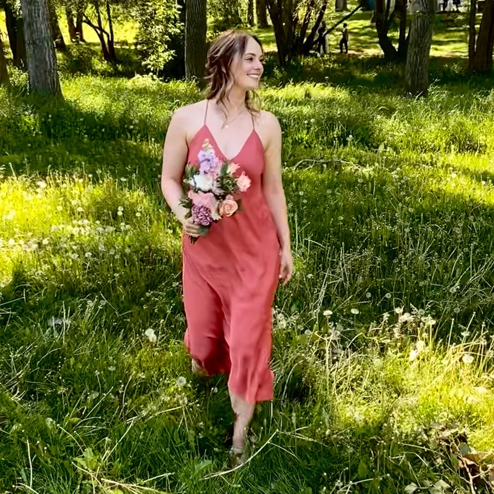 Park and Fifth Davenport Dress in Peach Size L